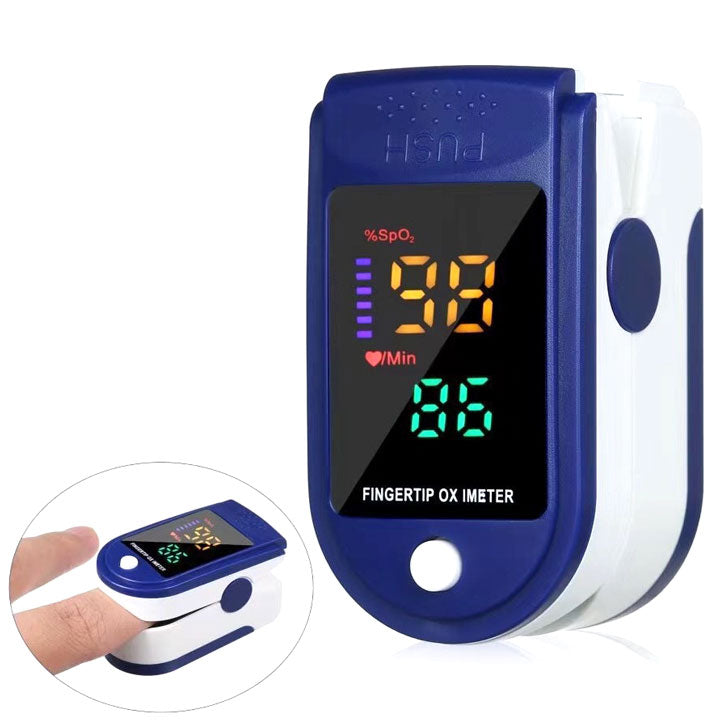 Virelio – Pulzní oxymetr s LED displejem a automatickým vypnutím – Pro cestování