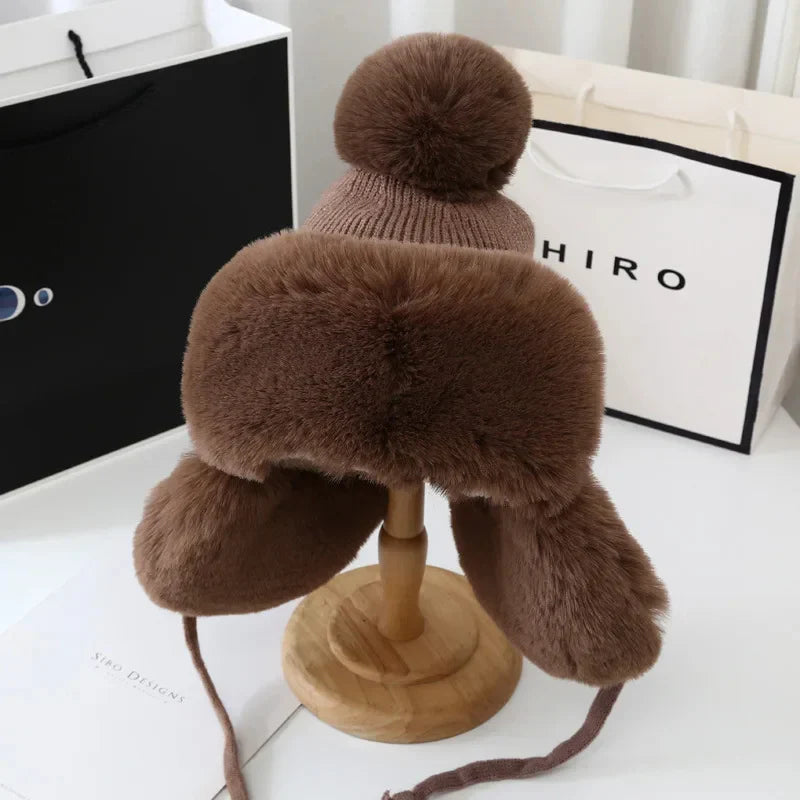 Bonnet à rabat d'oreille Winter Shield pour femmes - Tressa