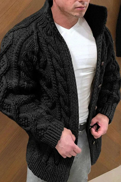 Giacca in pelle scamosciata da uomo alla moda con colletto - Panra
