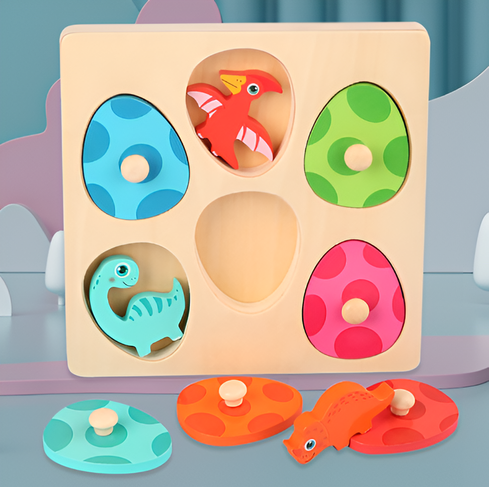 Dino Eggs Puzzle - Objevte radost z učení