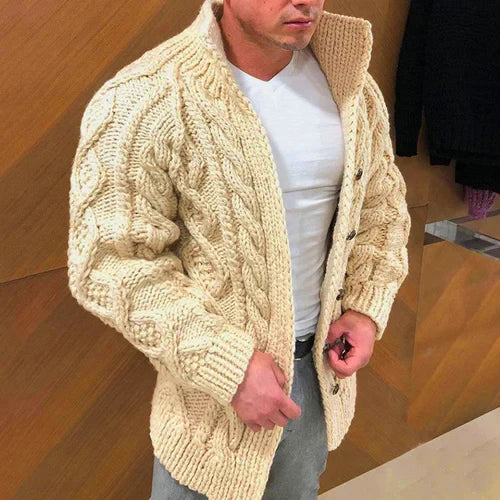 Giacca in pelle scamosciata da uomo alla moda con colletto - Panra