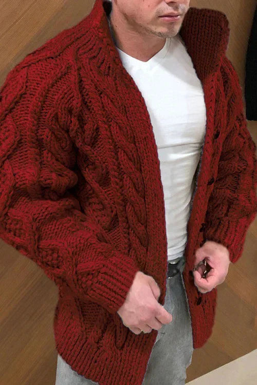 Giacca in pelle scamosciata da uomo alla moda con colletto - Panra