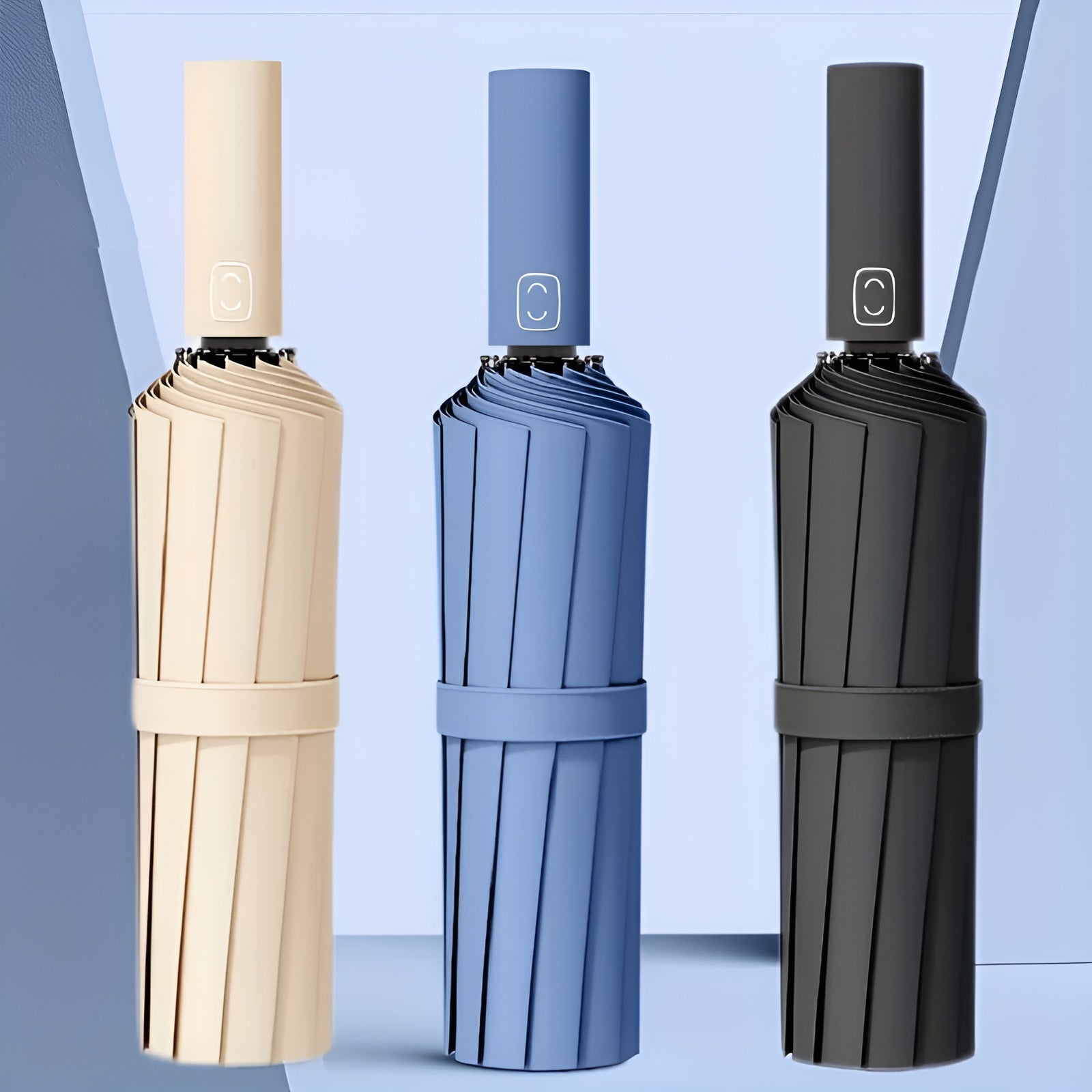 Automatik-Regenschirm – UV-Schutz SPF 50+, Kompakt & Windfest