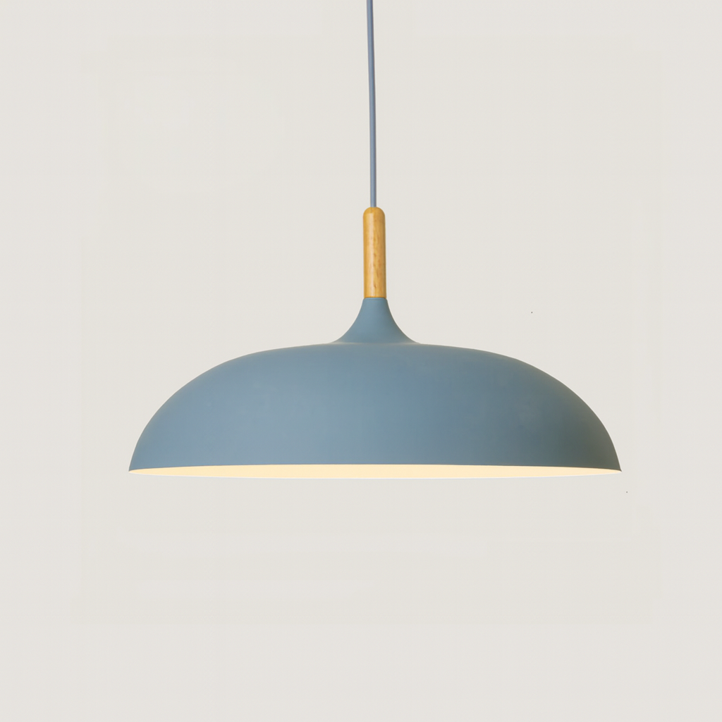 Nordylight – Lampada a sospensione Pastello Metallo & Legno – Regolabile Design Retrò