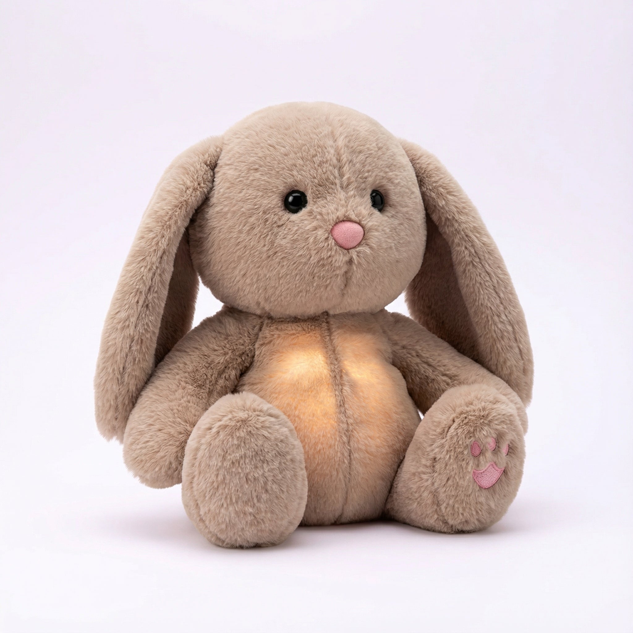 Peluches en peluche avec fonction de mouvement et lumière douce