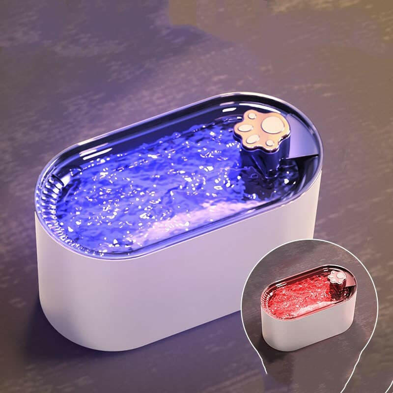 Bolendo Pet Ultra-leiser Wasserspender mit LED-Beleuchtung Wasserfontäne
