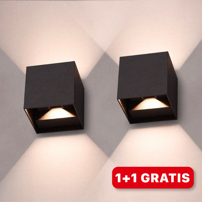 LED-Würfel-Wandleuchten | 1+1 Gratis
