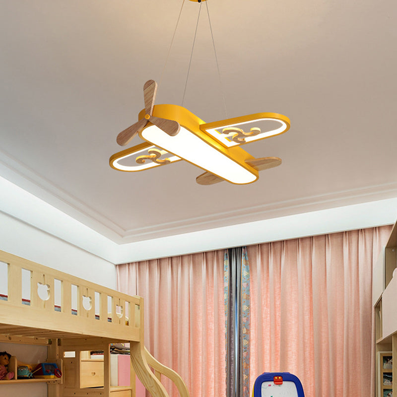 Kinderzimmer Deckenlampe – Flugzeugdesign mit LED-Beleuchtung & Fernbedienung für Anpassbare Lichtstimmungen