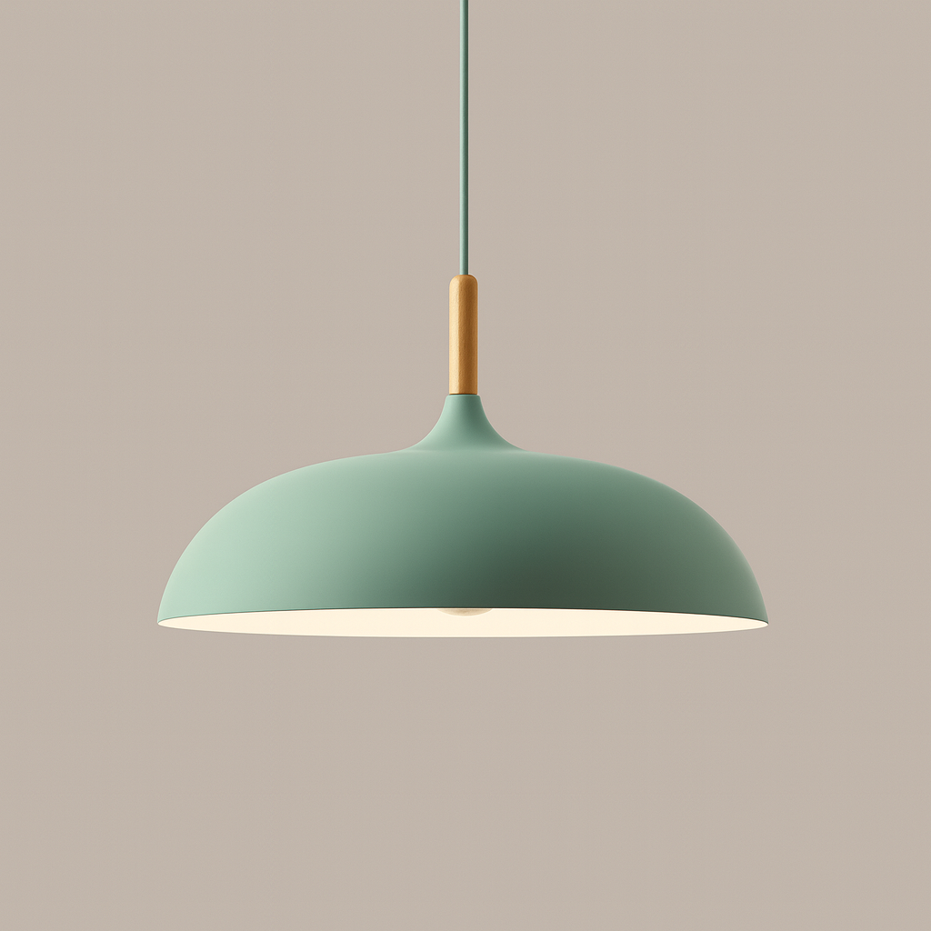Nordylight – Lampada a sospensione Pastello Metallo & Legno – Regolabile Design Retrò