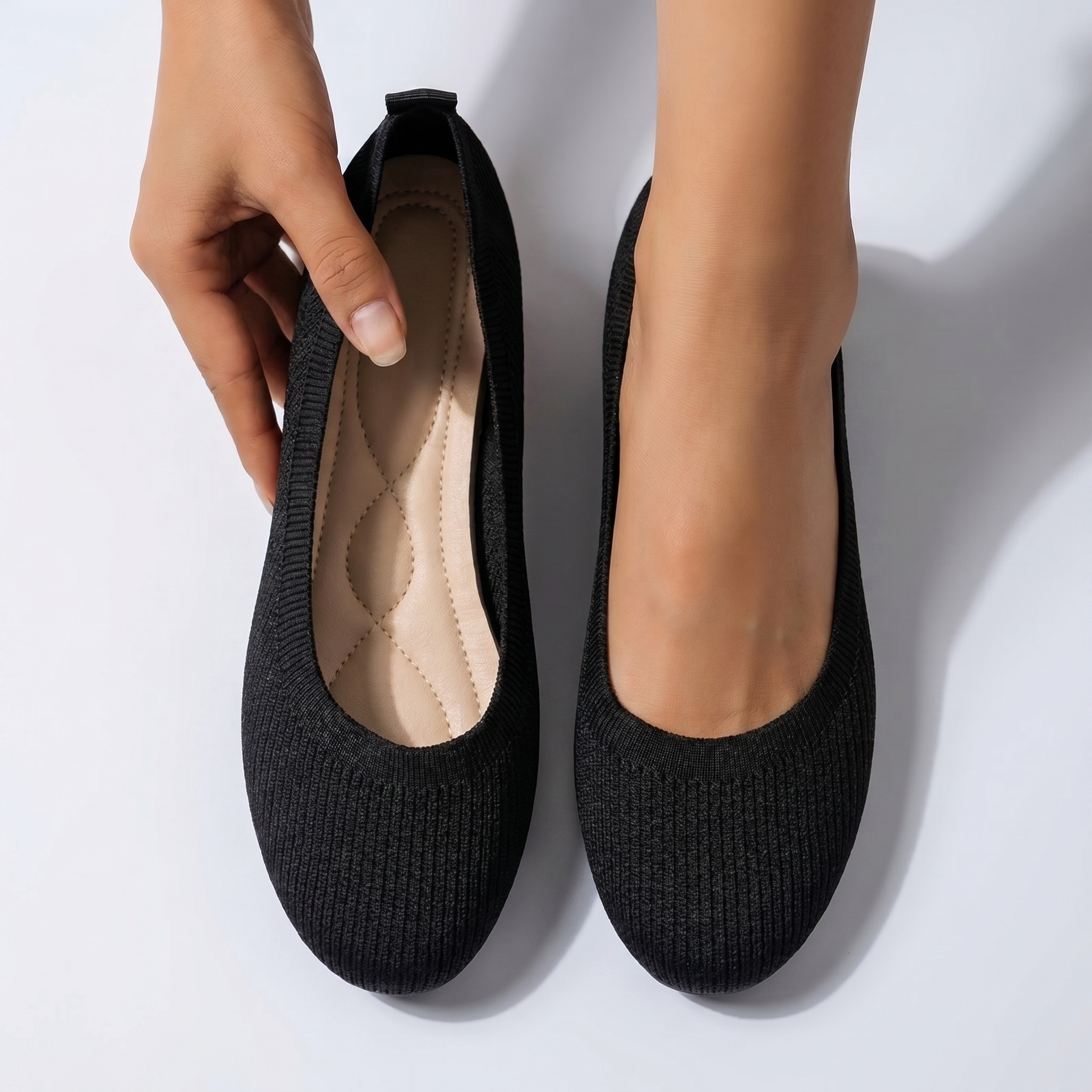 Damen Ballerinas – elegante Slip-ons mit weicher Innensohle