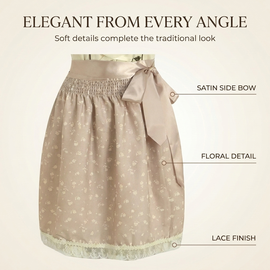 DIA klassieke traditionele kleding voor dames – dirndl met schort en blouse