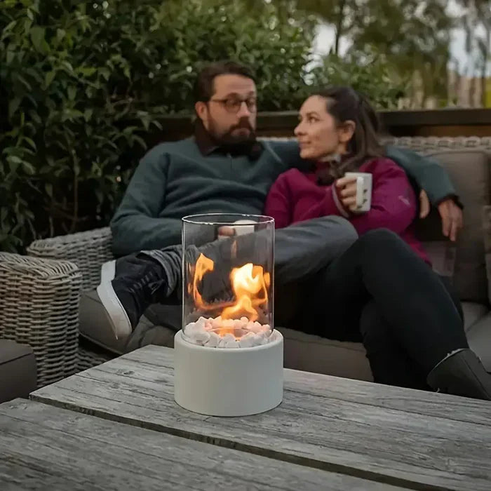 GlowLuxe Lanterna da tavolo portatile | alla moda e accogliente per ogni ambiente
