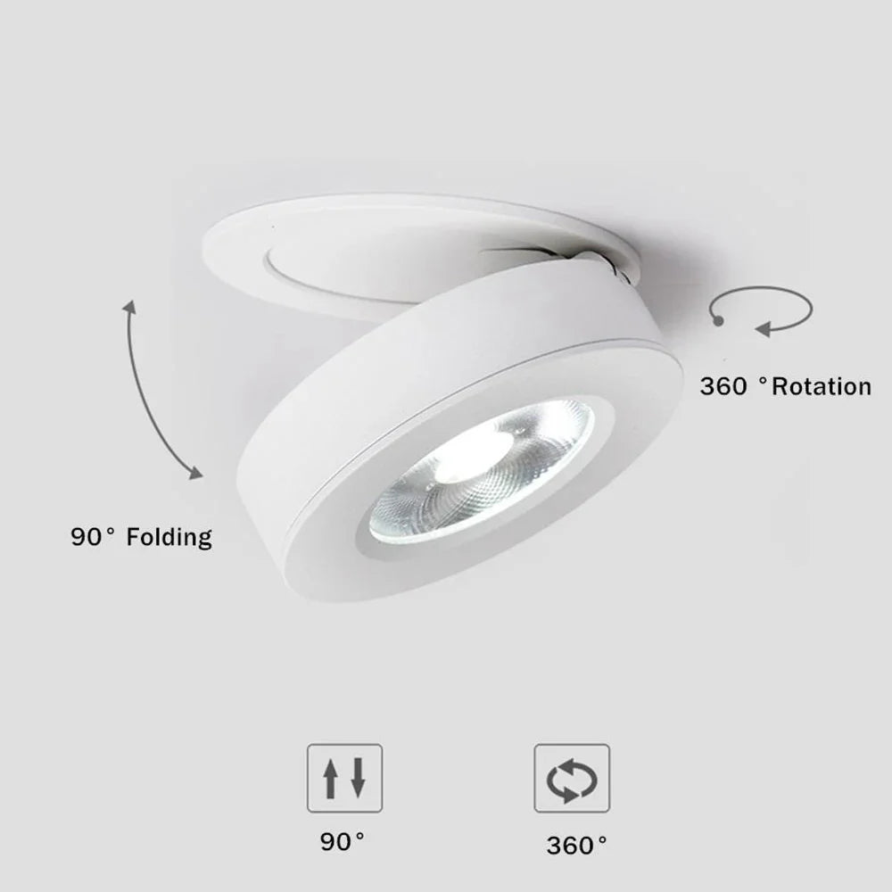 Spots LED de plafond intelligents – éclairage d'ambiance sans éblouissement