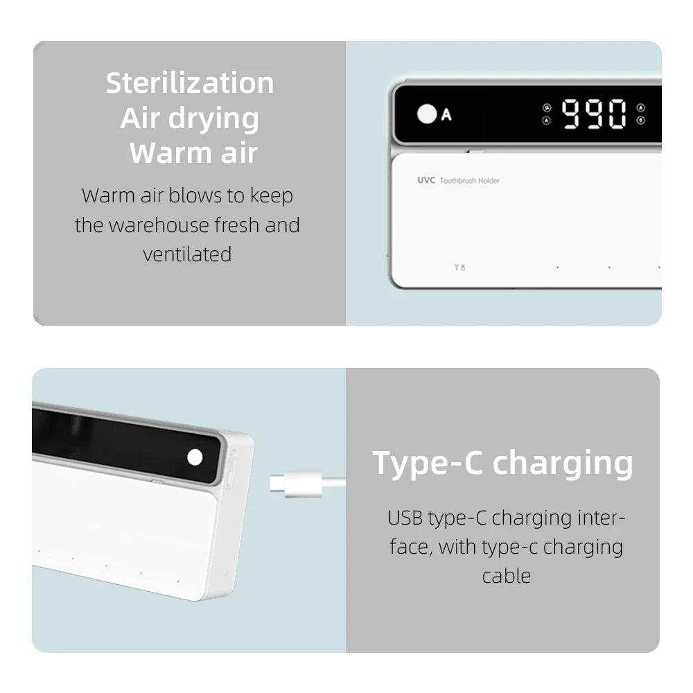 UV Zahnputzstation mit LED – Immer trockene & hygienische Zahnbürsten