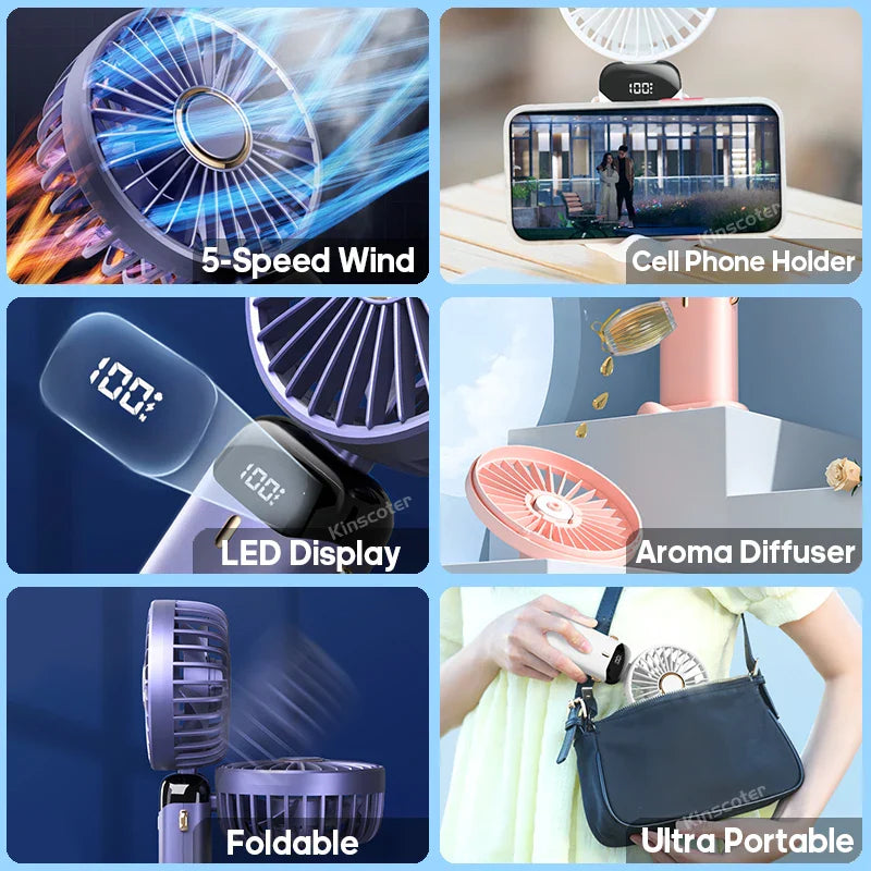 Chladivý spoločník – Mini ventilátor pre osvieženie na cestách