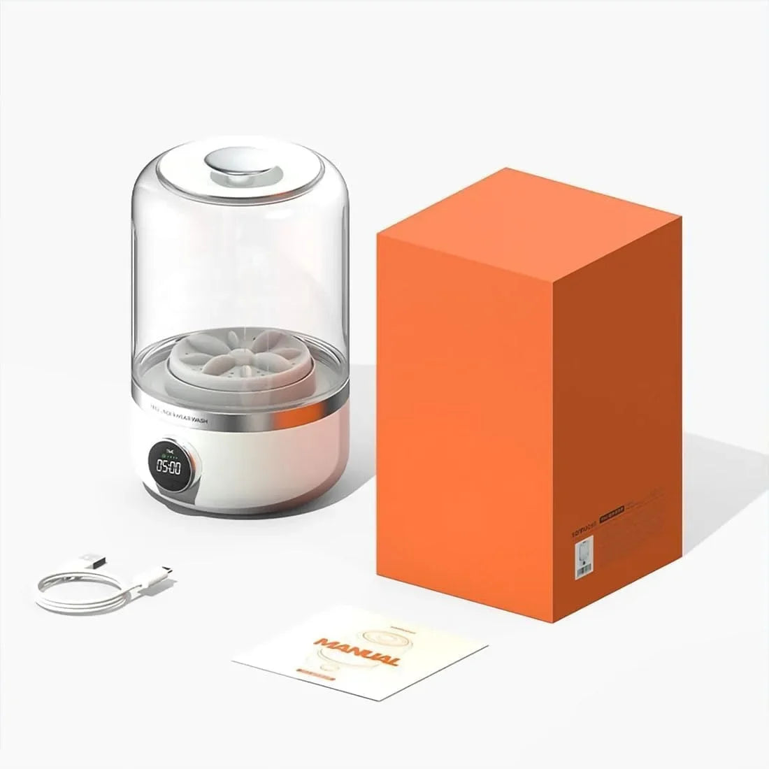 Cleanova – Přenosná mini pračka s USB | Pro cestování a domů