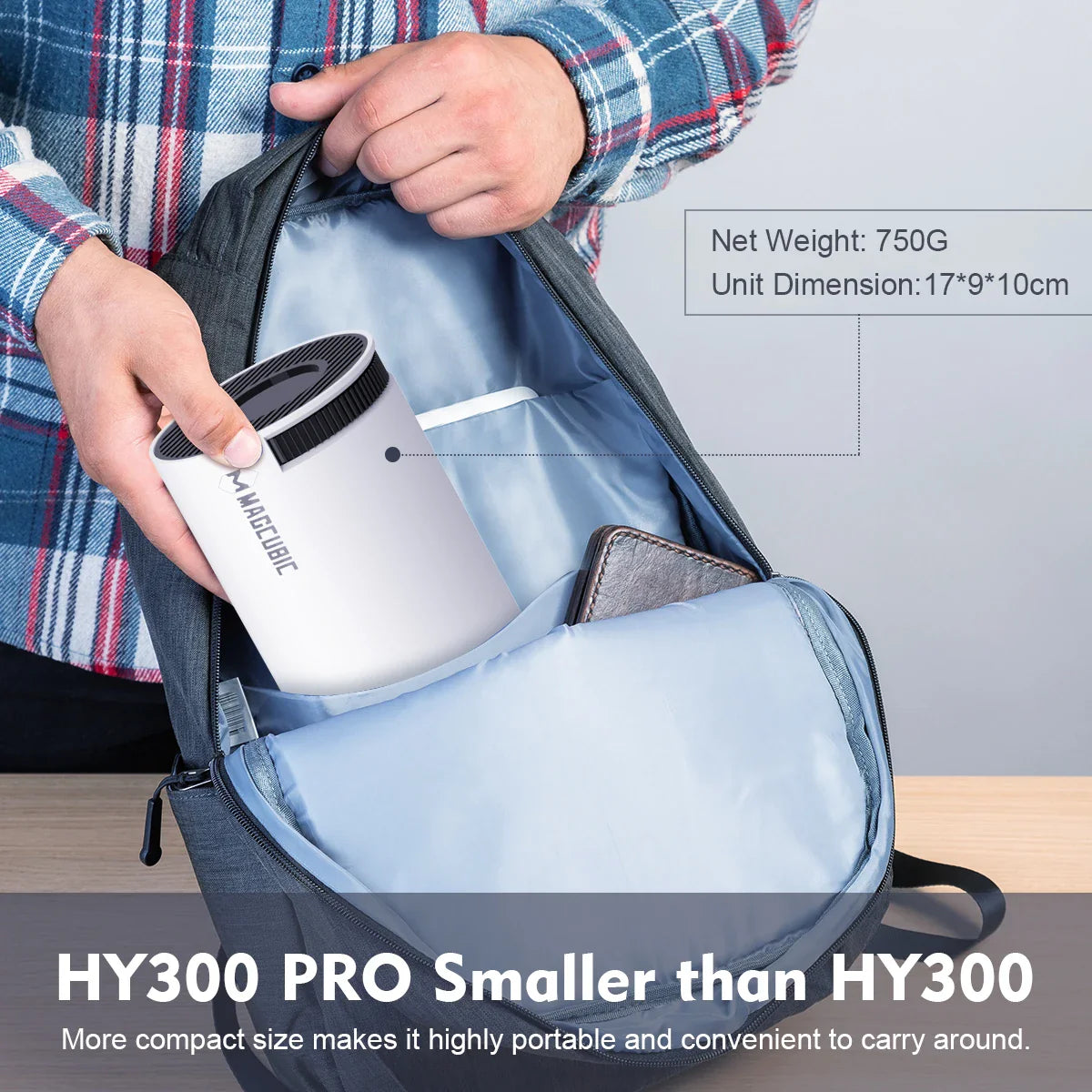 Magcubic HY-Pro Mini: Kompaktní HD projektor pro domácí kino zážitky