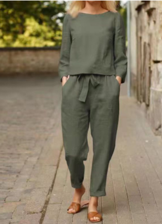 Top casual da donna e completo pantaloni - Alexie