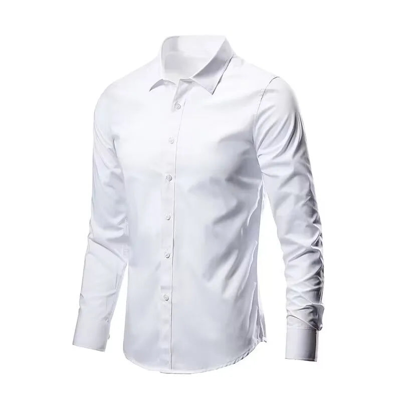Slim Fit košeľa proti pokrčeniu | Bezžehliaci komfort a upravený vzhľad