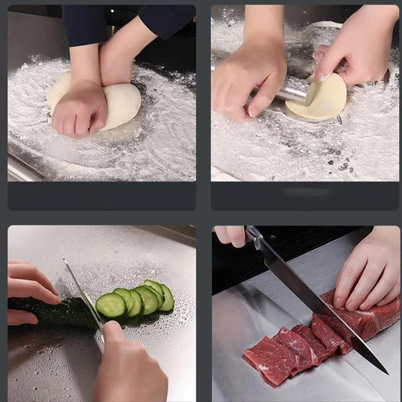 Stahl Schneidebrett – Zeitloses Design trifft kompromisslose Hygiene