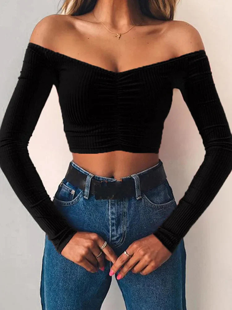 Elegantes Damen Herbst-Shirt – Stil und Komfort für kalte Tage