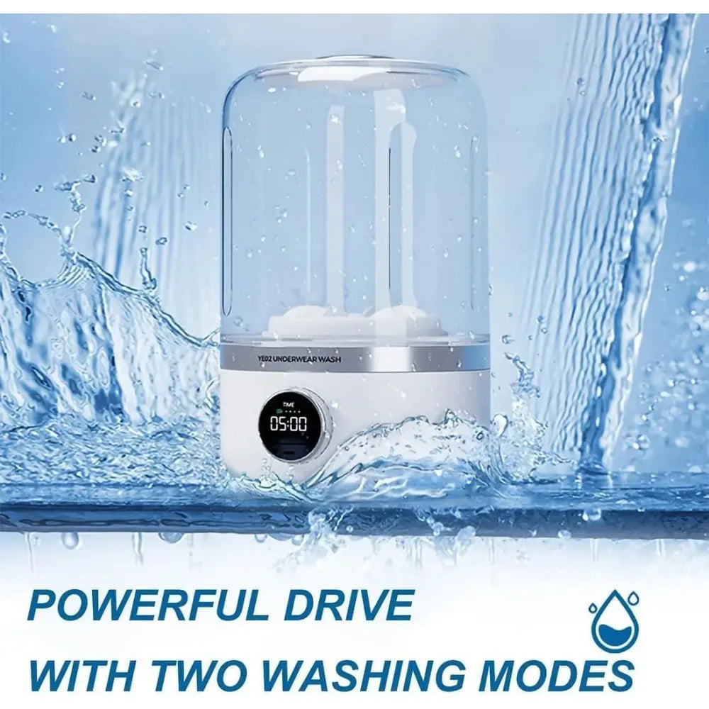 Cleanova – Přenosná mini pračka s USB | Pro cestování a domů