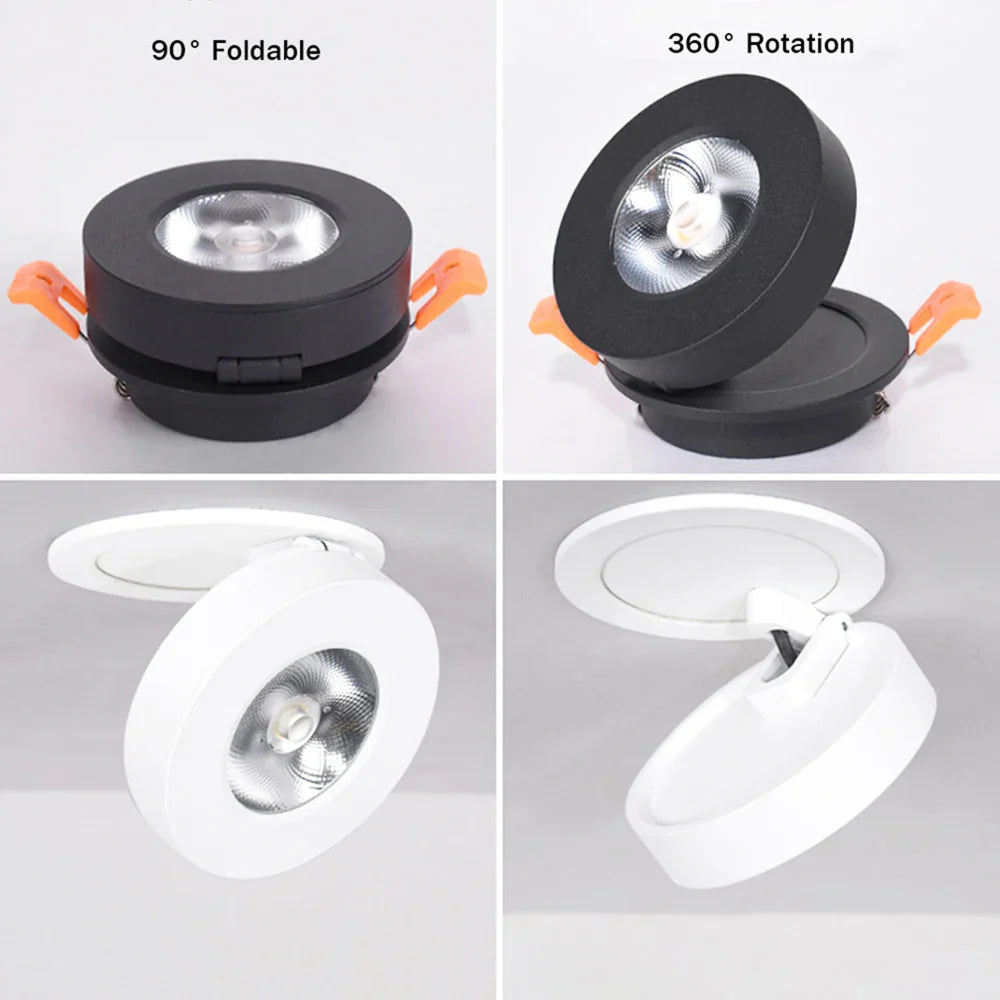 Spots LED de plafond intelligents – éclairage d'ambiance sans éblouissement