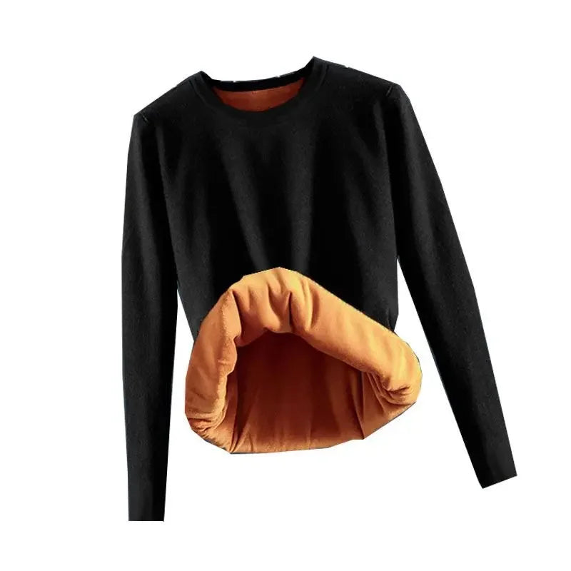 Maglia termica in velluto per l'inverno da uomo - Rimani caldo al freddo