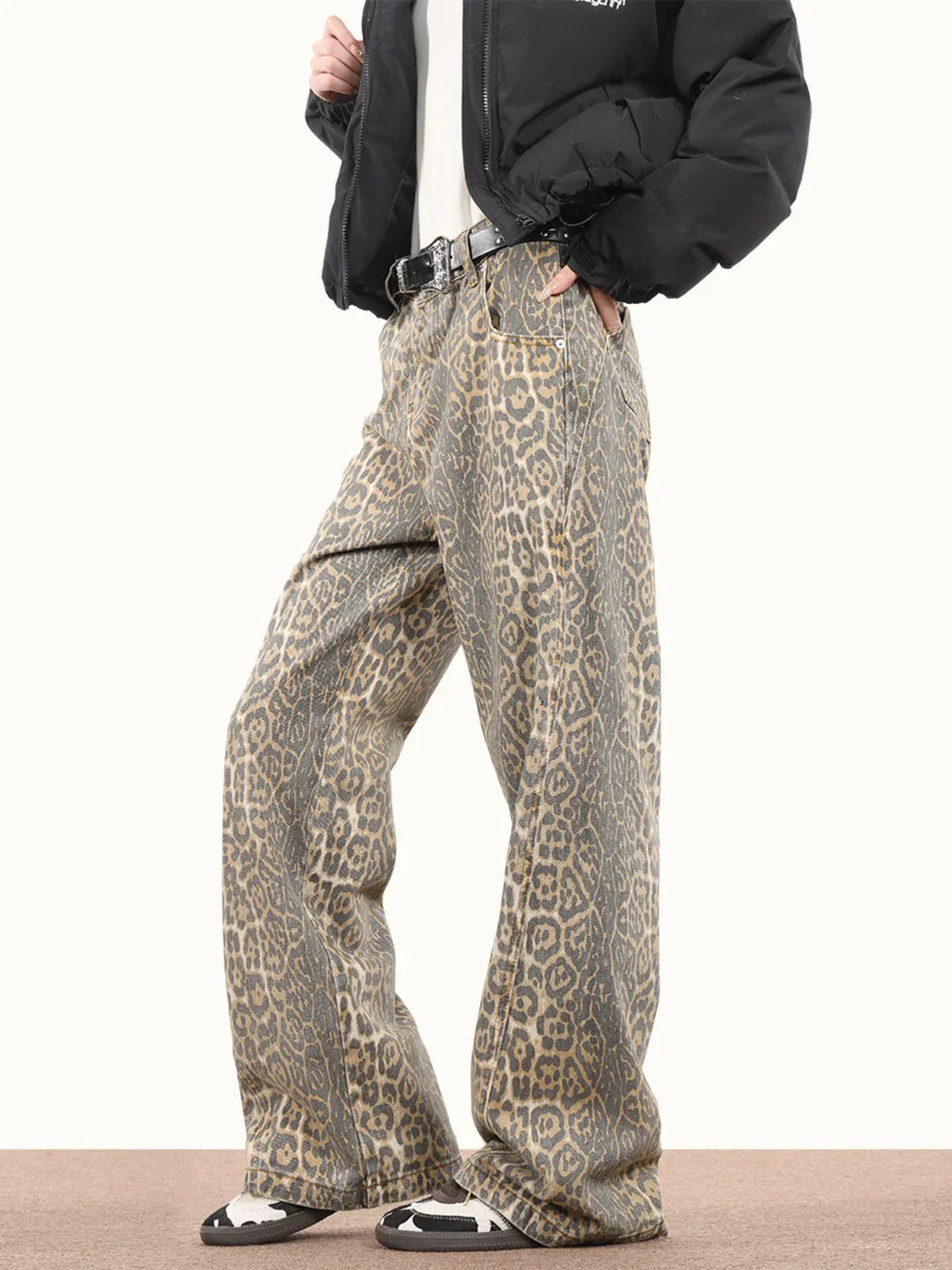 Leoparden-Trend Jeans für Damen | Bequeme und Stilvolle Jeans