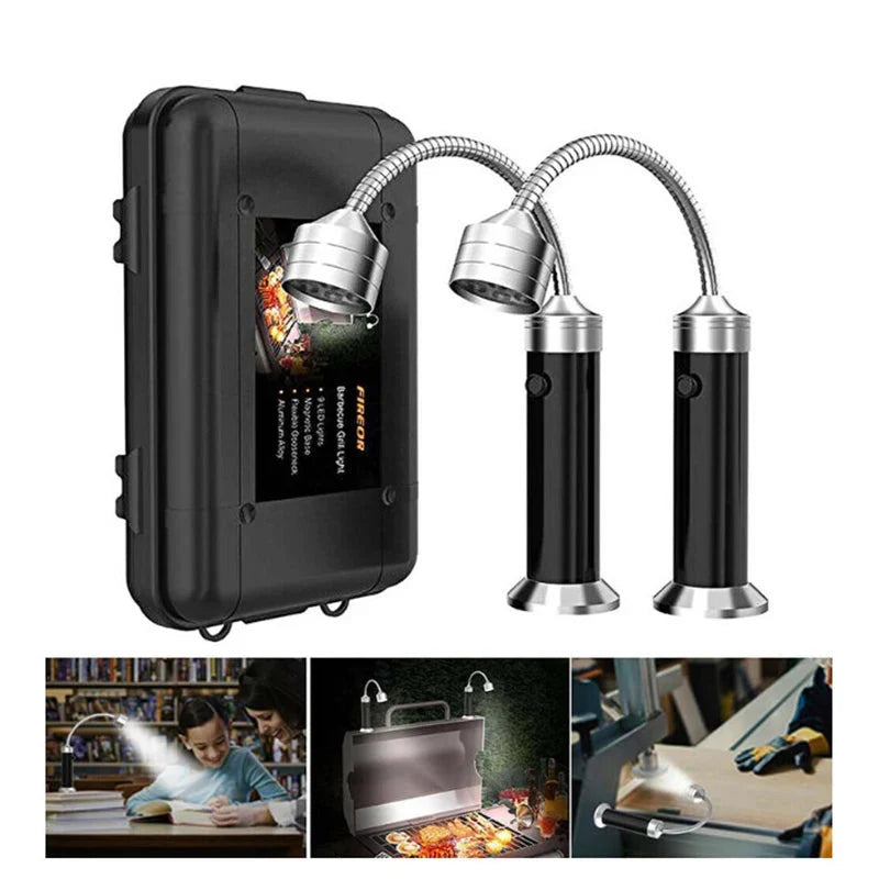 Lampe de grill magnétique – Éclairage parfait pour les grillades nocturnes