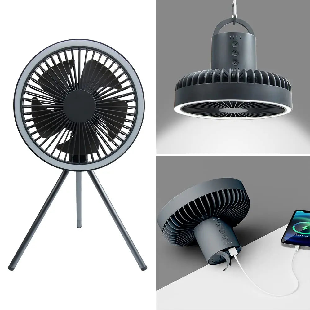 Praktický kempingový ventilátor – chlazení a výkon na cestách