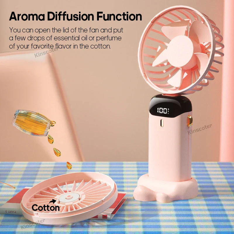 Chladivý spoločník – Mini ventilátor pre osvieženie na cestách