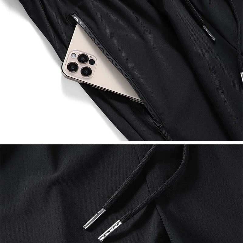 Pantalon d'été longue en soie de glace à séchage rapide | Confortable et respirant