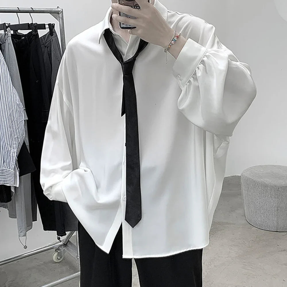 Koreanische bequeme Bluse für Männer | Stilvoll und funktionell