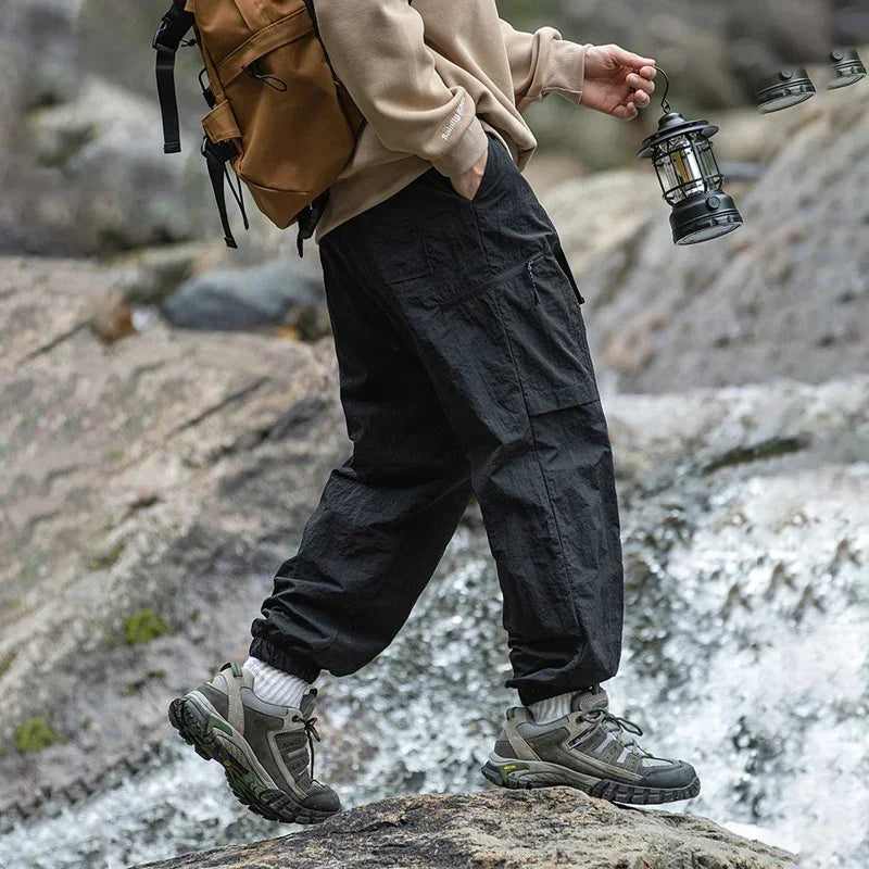 Pantaloni cargo impermeabili da uomo | Protezione e stile per i giorni di pioggia
