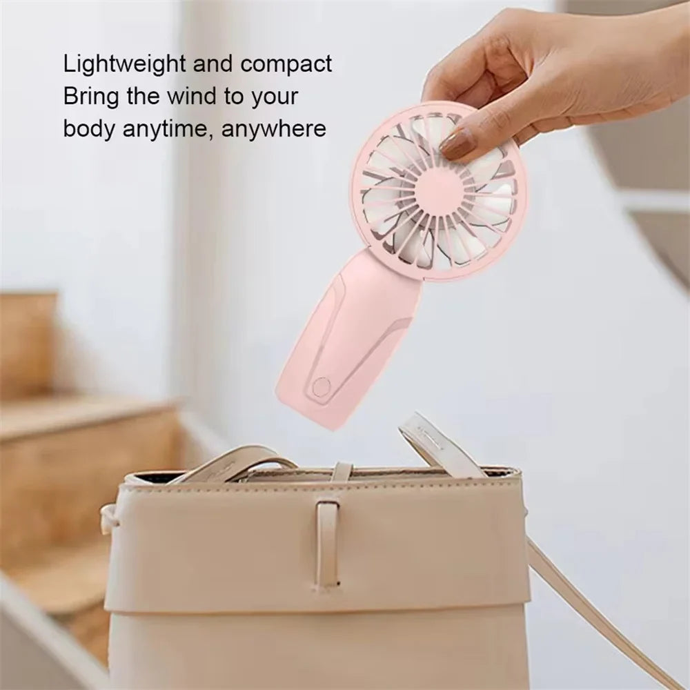 Tichý prenosný ventilátor – Čerstvý vánok na cestách