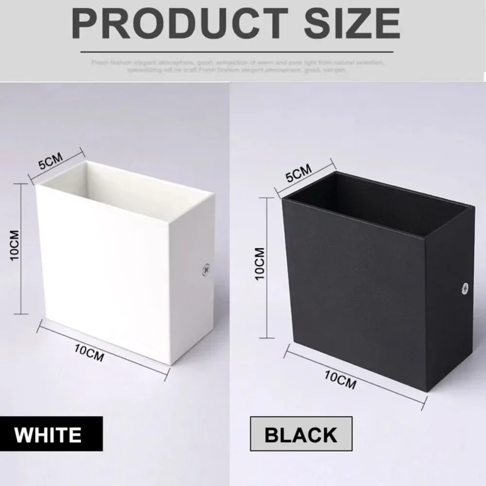 Elegant LED-væglampe – Blødt lys til en hyggelig atmosfære