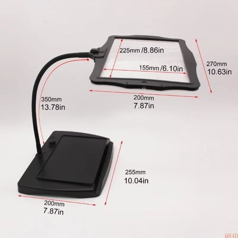 LED tafelloupe met USB-oplading – Verstelbaar voor lezen & precisiewerk