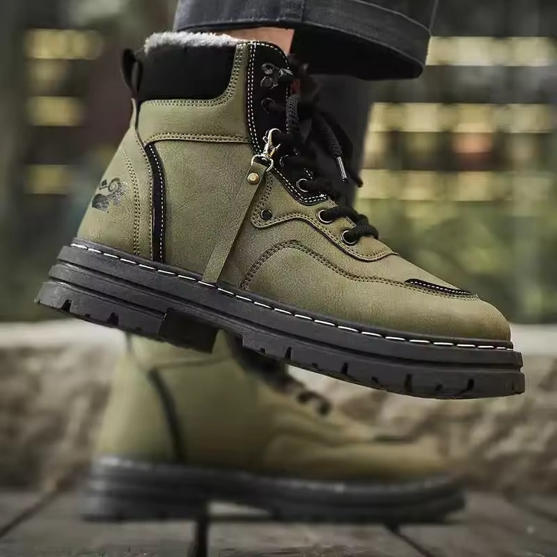 Arden – Bottes d'hiver pour hommes étanches avec doublure en peluche