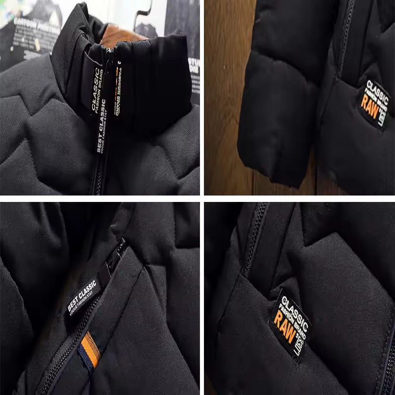 Herren Daunenjacke – Warm, Wetterfest & Leicht Isolierend für Winter
