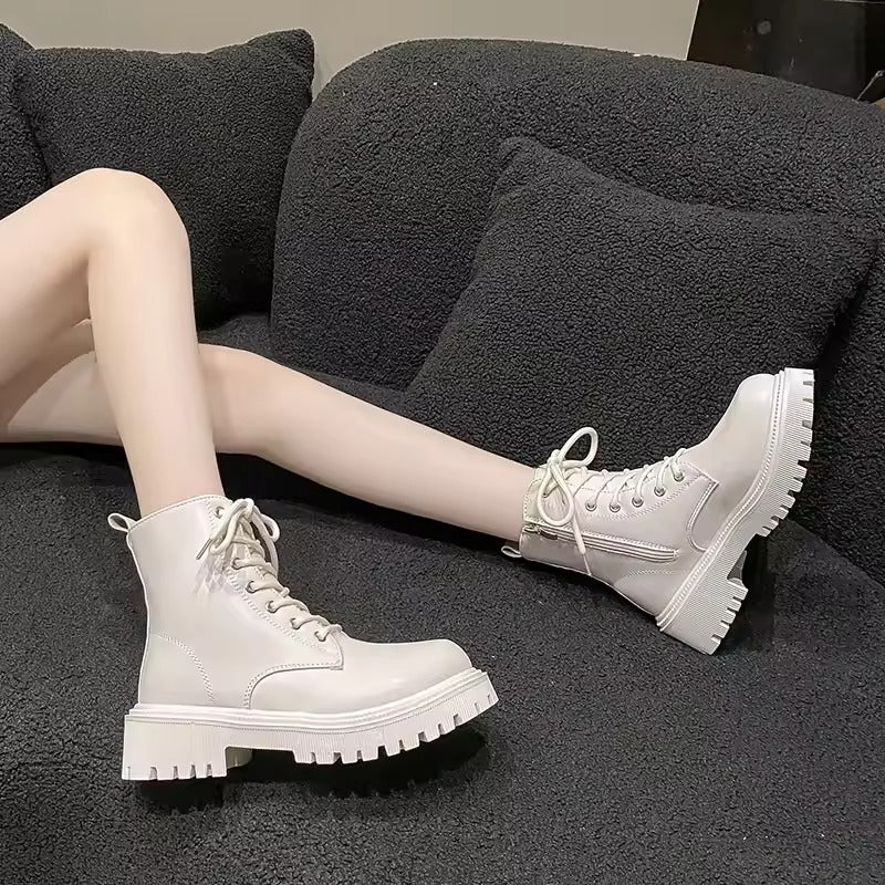 Damenstiefel Aus Weichem Leder | Rutschfest, Elegant, Bequem Für Winter Pro