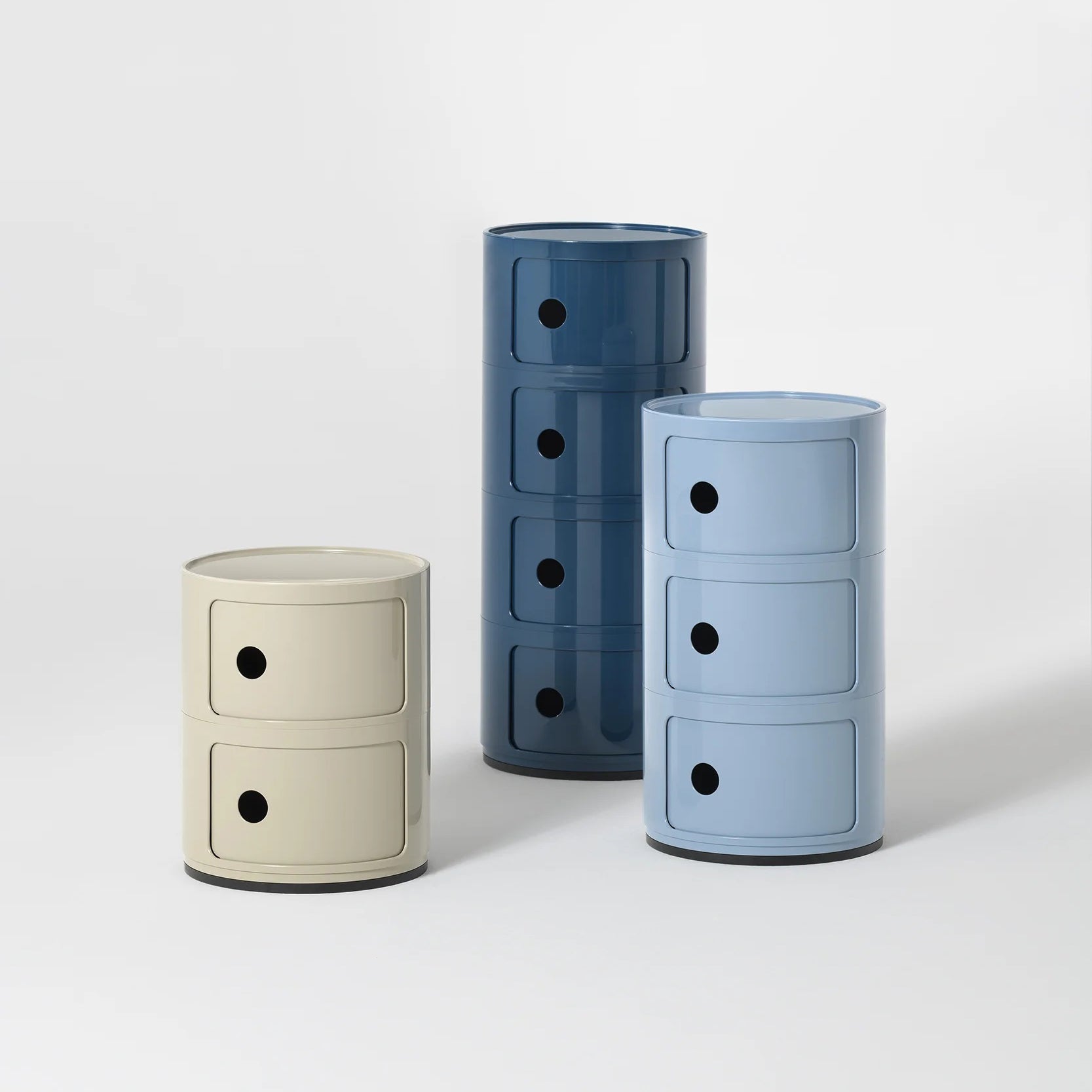 Moduro – Runder Componibili Aufbewahrungsschrank, modular & leicht