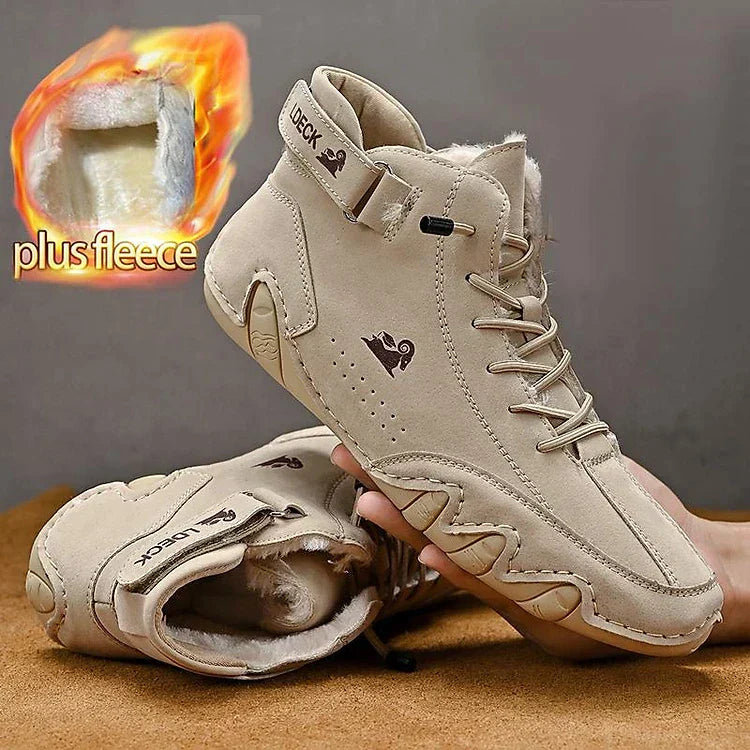 Daisy kožené zimné tenisky | Nepremokavé tenisky s fleecovou podšívkou