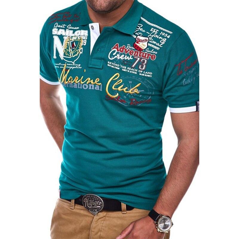 Edgar - Polo con scritta per uomini