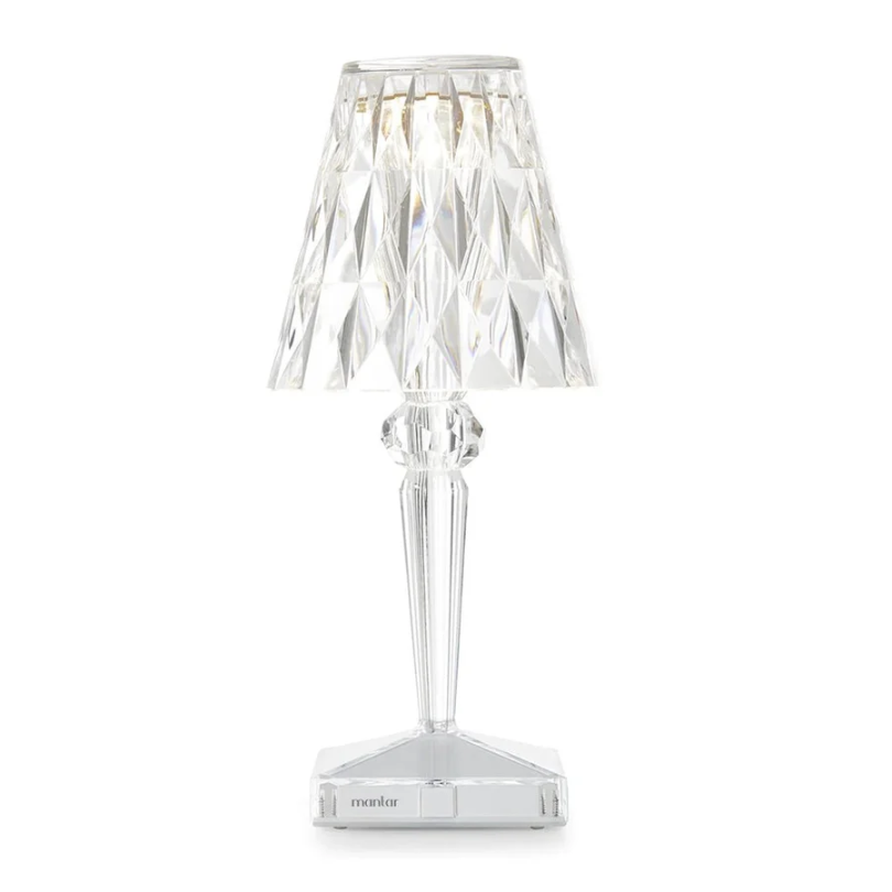 LumiÉclat – Lampada da tavolo Kristall moderna – Design elegante & luce calda