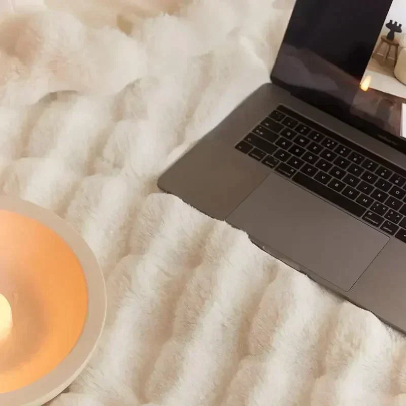 Fauxa – Tragbare Kunstfell-Kuscheldecke Anti-Pilling – Warm & stilvoll