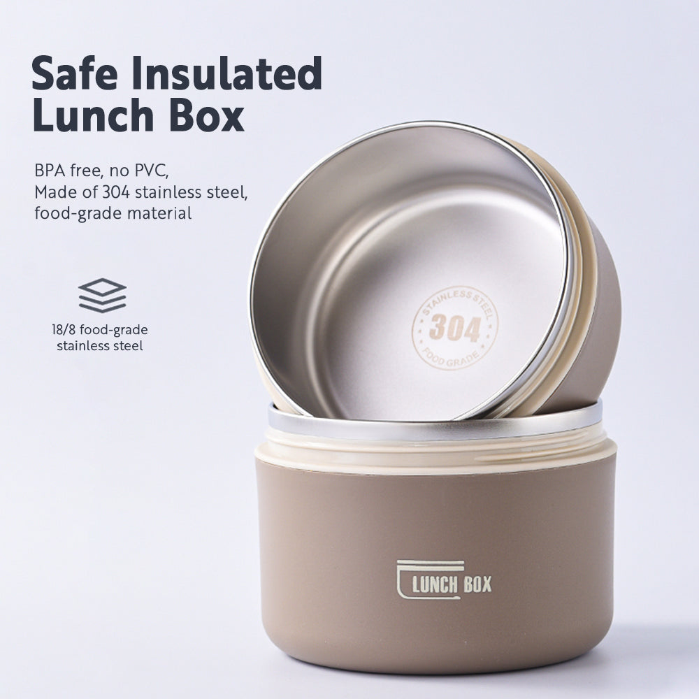 Bento – Contenant de repas isolé | Boîte à lunch thermique