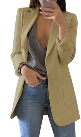 Eleganter und stilvoller langer Blazer für Damen - Cleena