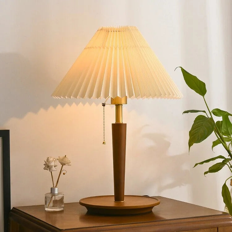 Pleatwood - lampe de table en bois plié