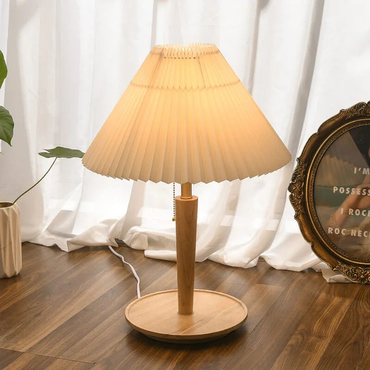 Pleatwood - lampe de table en bois plié